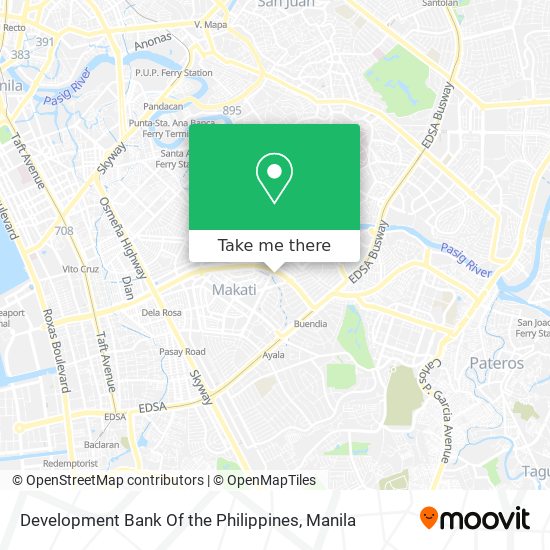 Development Bank Of the Philippines map