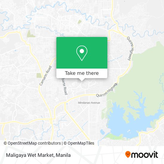 Maligaya Wet Market map