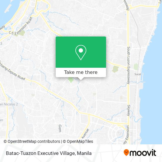 Batac-Tuazon Executive Village map