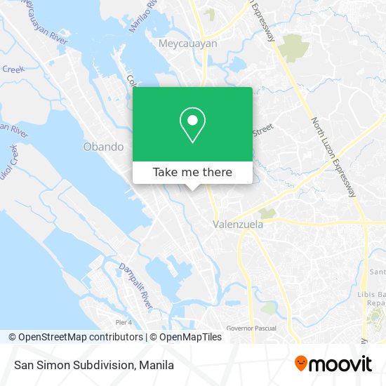 San Simon Subdivision map