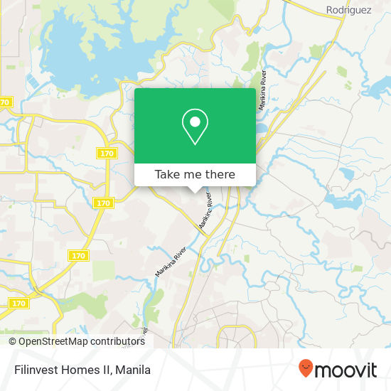 Filinvest Homes II map