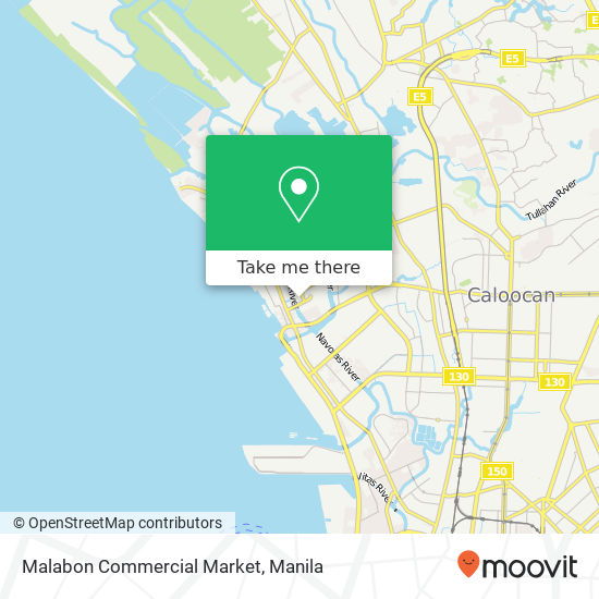 Malabon Commercial Market map