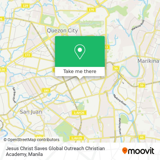 Jesus Christ Saves Global Outreach Christian Academy map