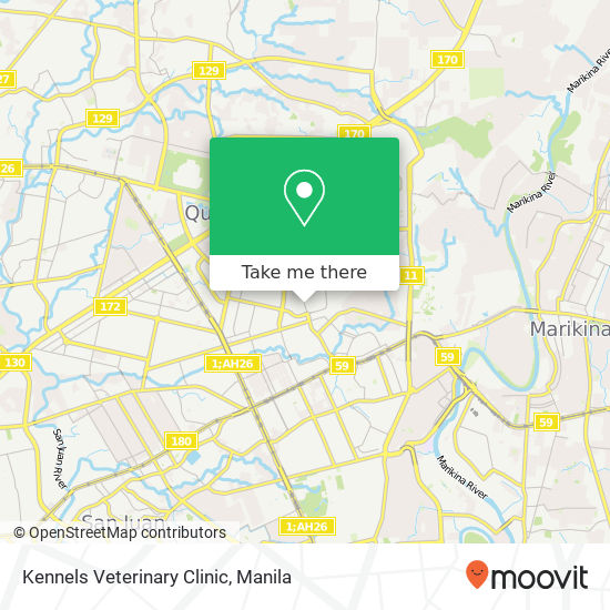 Kennels Veterinary Clinic map