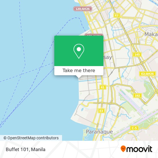 Buffet 101 map