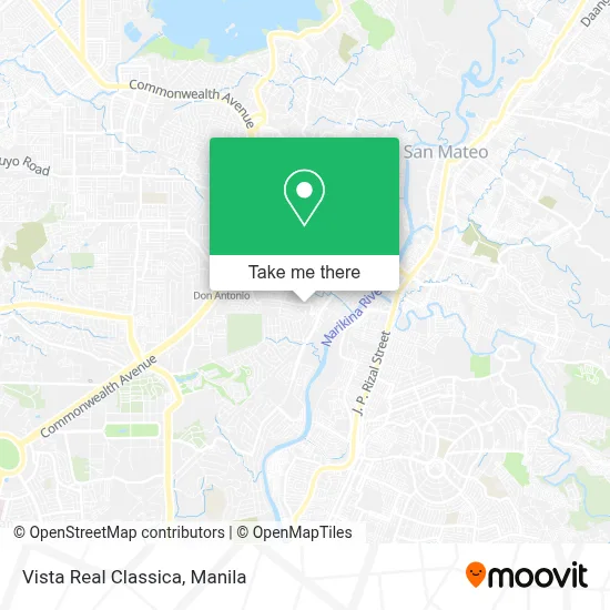 Vista Real Classica map