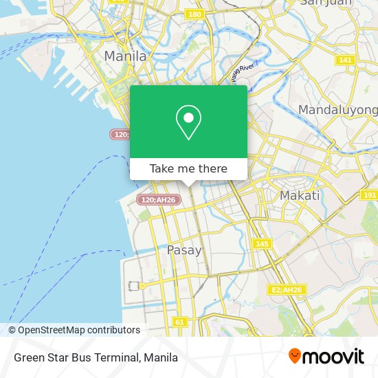 Green Star Bus Terminal map