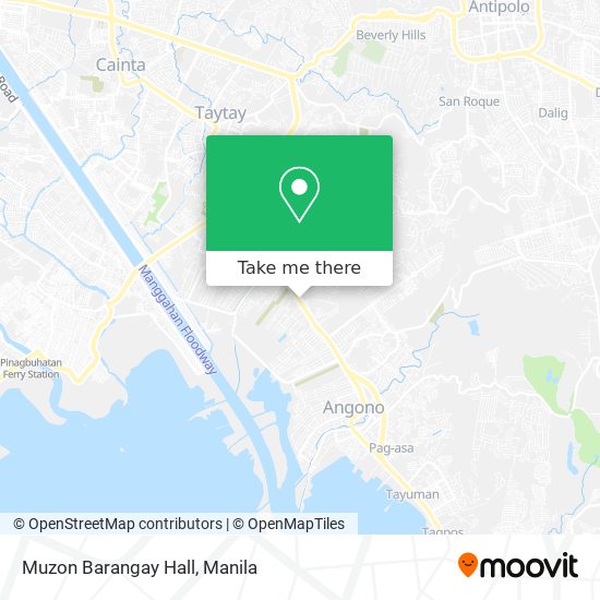 Muzon Barangay Hall map