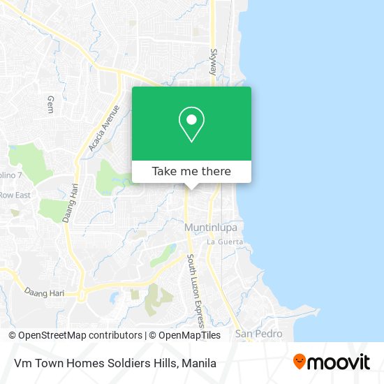 Vm Town Homes Soldiers Hills map