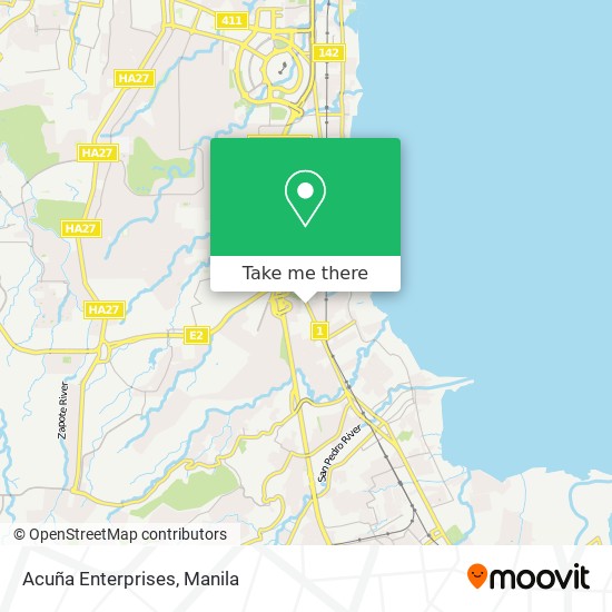 Acuña Enterprises map