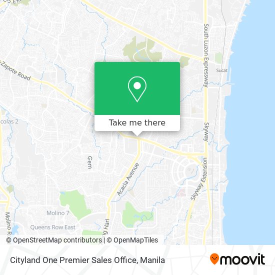 Cityland One Premier Sales Office map