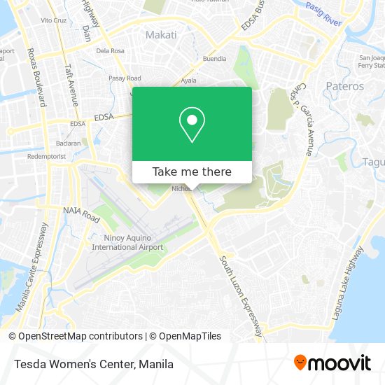 Tesda Women's Center map