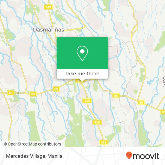 Mercedes Village map