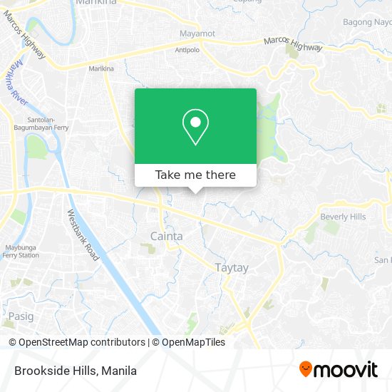 Brookside Hills map