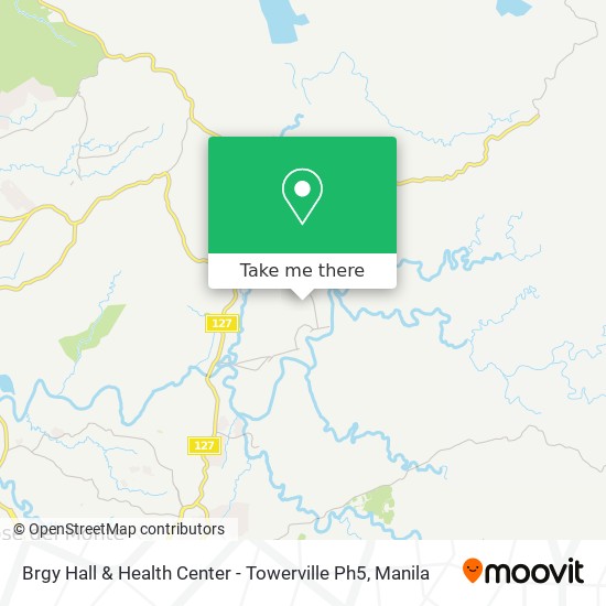 Brgy Hall & Health Center - Towerville Ph5 map
