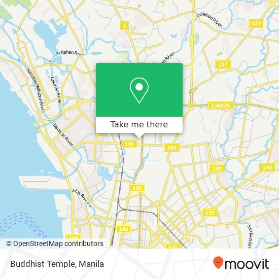 Buddhist Temple map