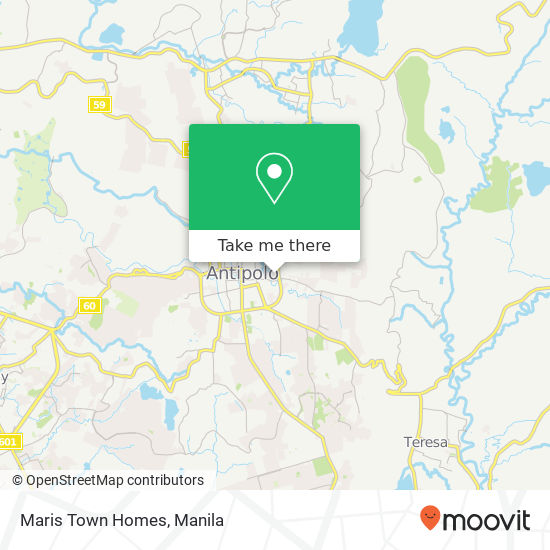 Maris Town Homes map