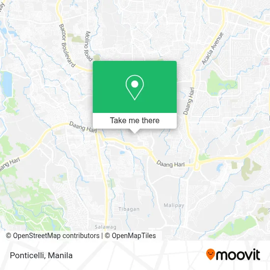 Ponticelli map