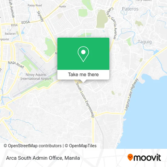 Arca South Admin Office map