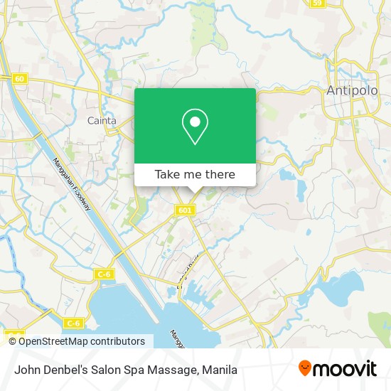 John Denbel's Salon Spa Massage map