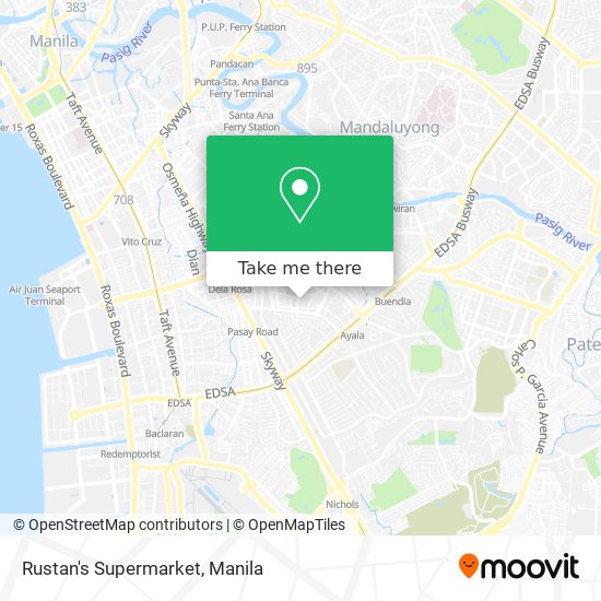 Rustan's Supermarket map