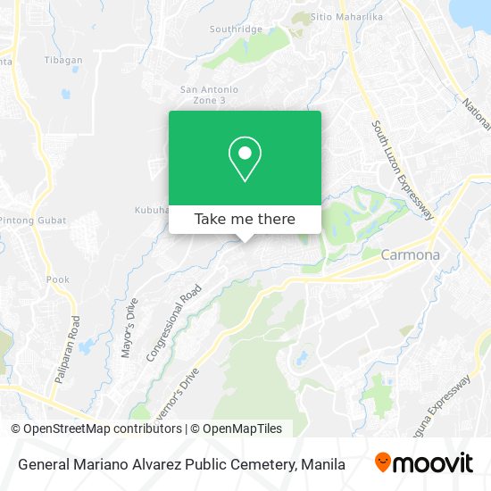 General Mariano Alvarez Public Cemetery map