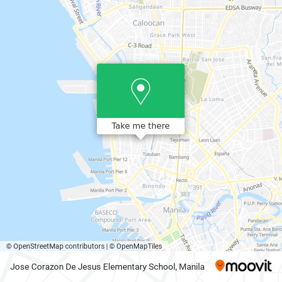 Jose Corazon De Jesus Elementary School map