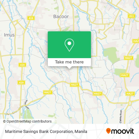 Maritime Savings Bank Corporation map