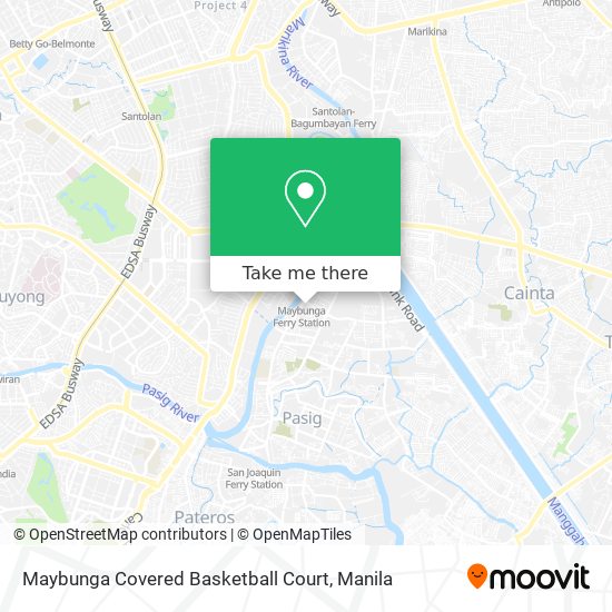 Maybunga Covered Basketball Court map
