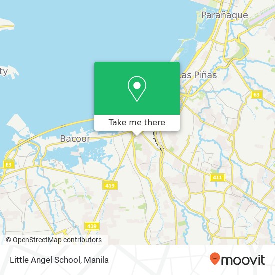 Little Angel School map
