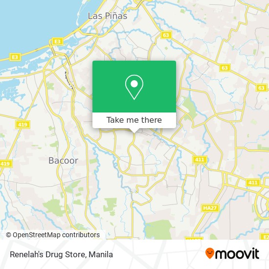 Renelah's Drug Store map