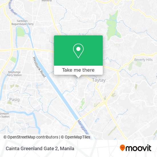 Cainta Greenland Gate 2 map