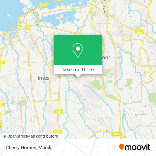 Cherry Homes map