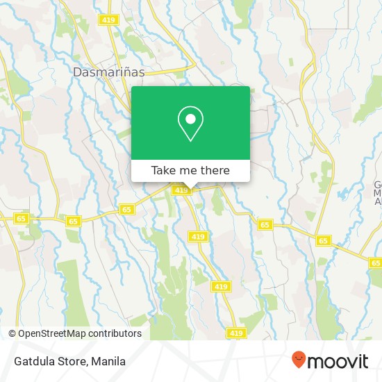 Gatdula Store map