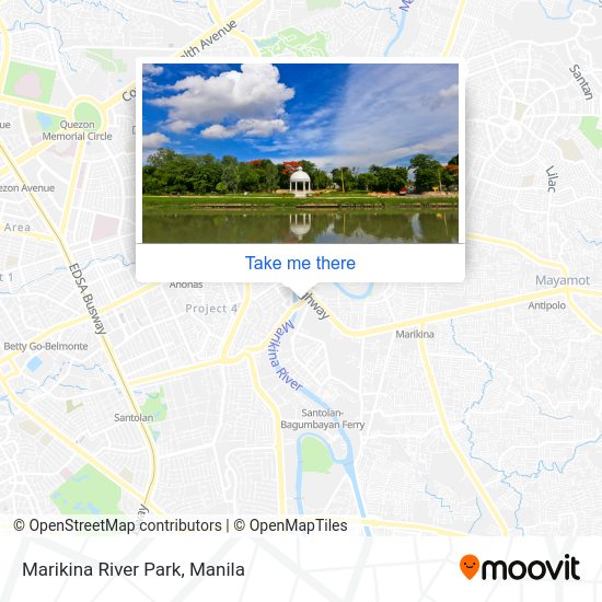 Marikina River Park map