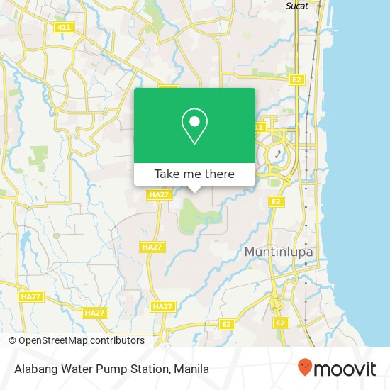 Alabang Water Pump Station map