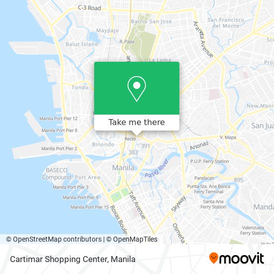 Cartimar Shopping Center map