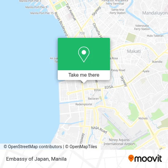 Embassy Of Japan map