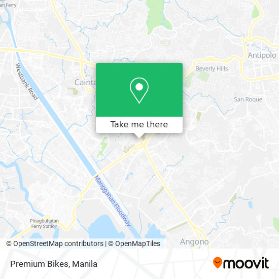 Premium Bikes map