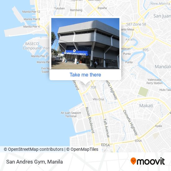 San Andres Manila Map How To Get To San Andres Gym In Manila By Bus Or Train?