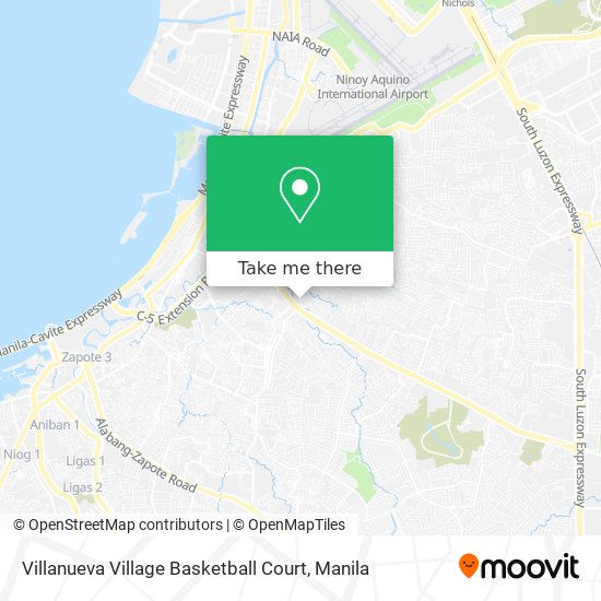 Villanueva Village Basketball Court map