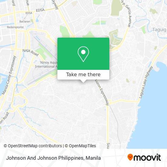 Johnson And Johnson Philippines map