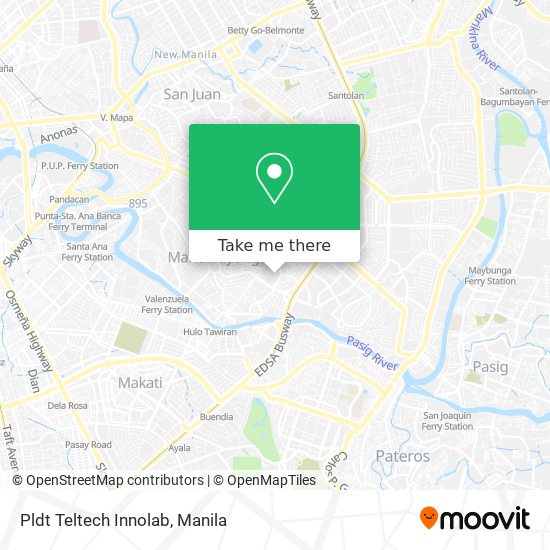 Pldt Teltech Innolab map