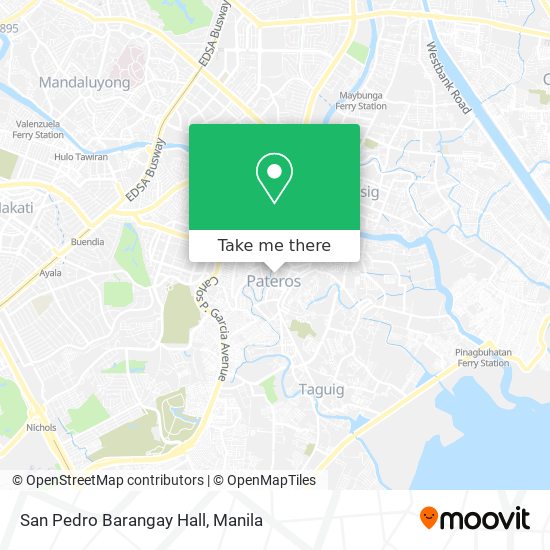 San Pedro Barangay Hall map