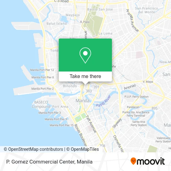 P. Gomez Commercial Center map