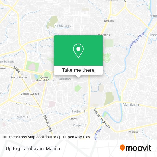 Up Erg Tambayan map