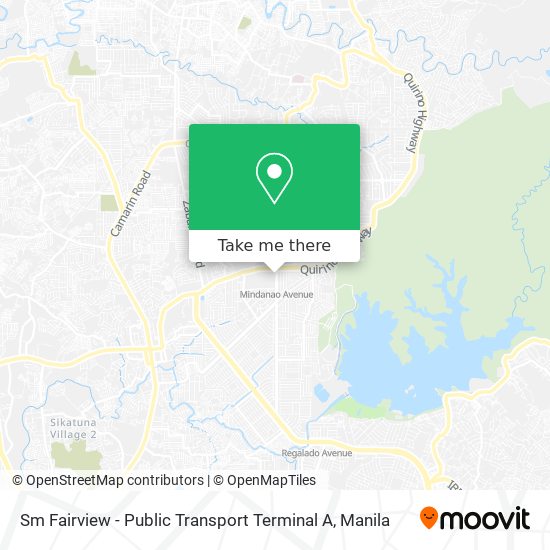 Sm Fairview - Public Transport Terminal A map