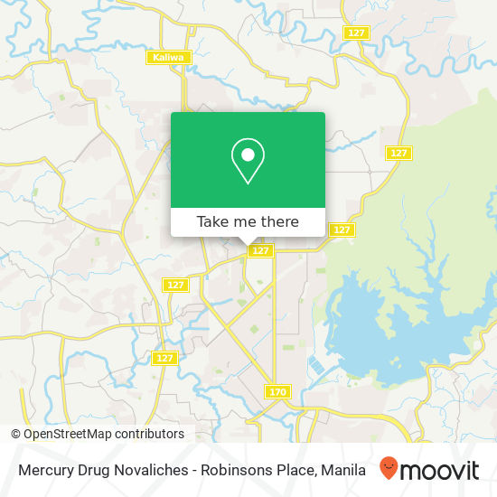 Mercury Drug Novaliches - Robinsons Place map