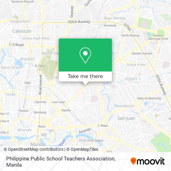 Philippine Public School Teachers Association map