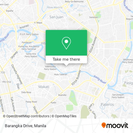 Barangka Drive map
